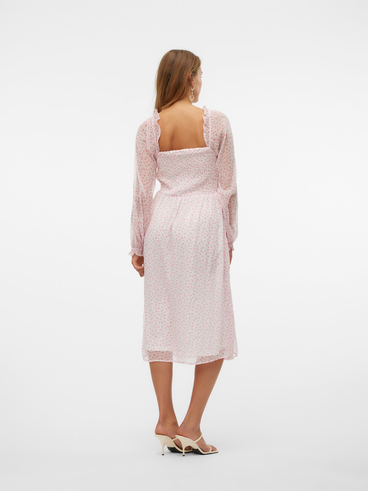 Vero Moda VMSMILLA Lange jurk -Bright White - 10312722