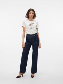 Vero Moda VMMACKENZI T-Shirt -Snow White - 10312733