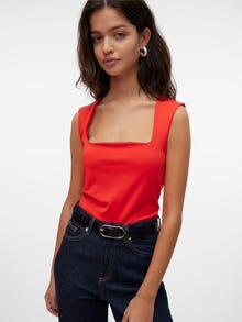 Vero Moda VMMILLION Top -Tomato - 10312751