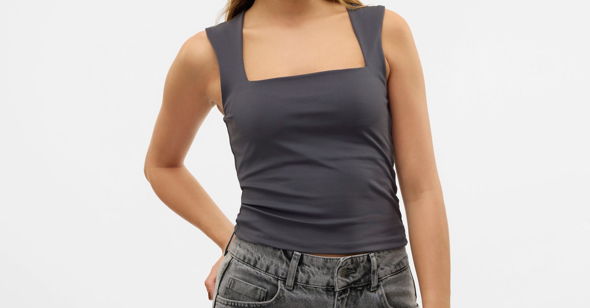 VMMILLION Top | Dunkelgrau | Vero Moda®