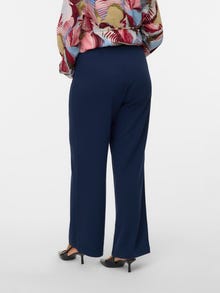 Vero Moda VMCBECKY Aukštas juosmuo Kelnės -Navy Blazer - 10312762