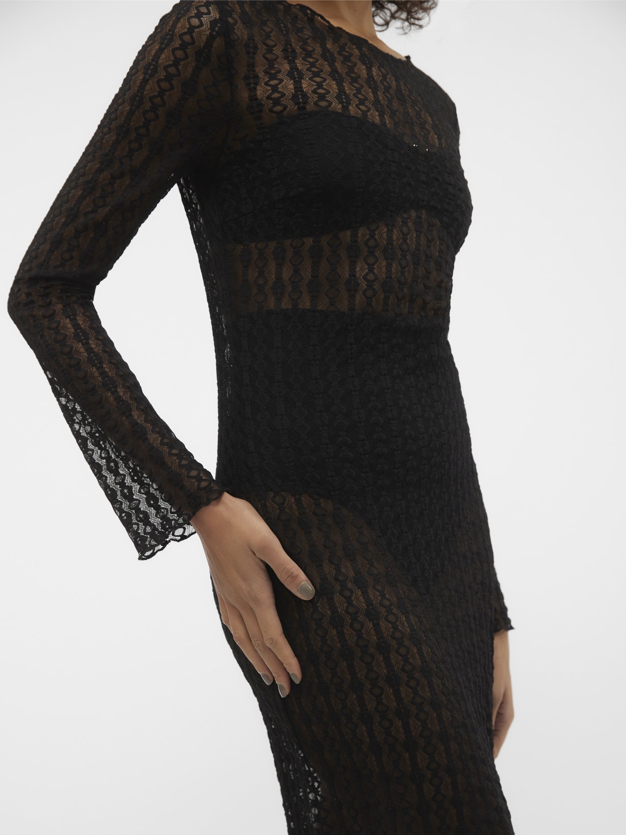 Vero Moda VMSOF Lang kjole -Black - 10312771