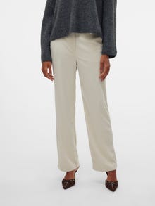 Vero Moda VMNORA Mid waist Trousers -Birch - 10312841