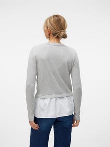 Vero Moda VMJOSE Neulepuserot -Light Grey Melange - 10312843