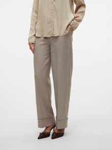 Vero Moda VMALLY Mittlere Taille Hose -Silver Mink - 10312847