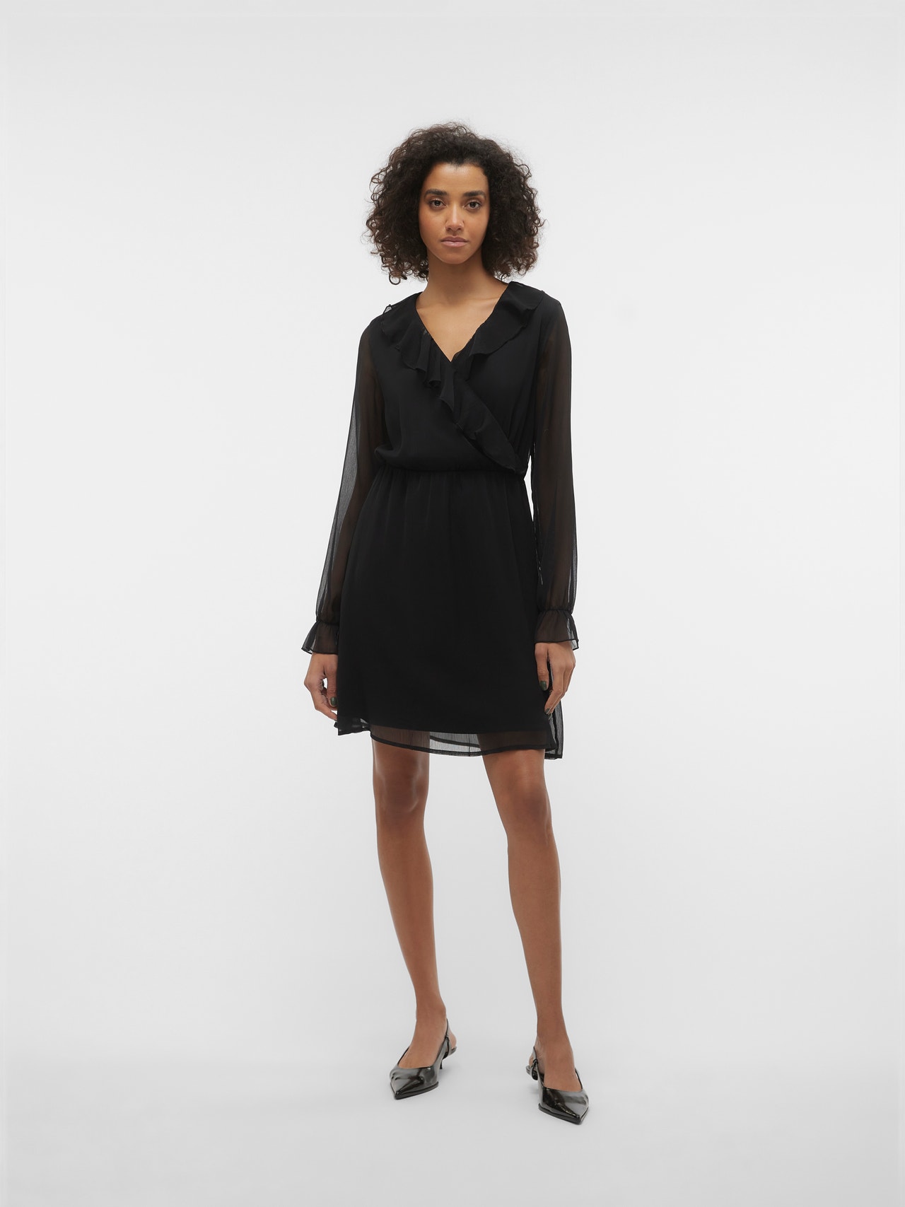 Vero Moda VMHILDA Short dress -Black - 10312905