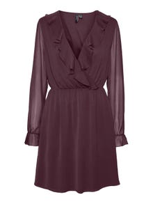 Vero Moda VMHILDA Kort kjole -Winetasting - 10312905