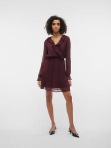 Vero Moda VMHILDA Kort kjole -Winetasting - 10312905