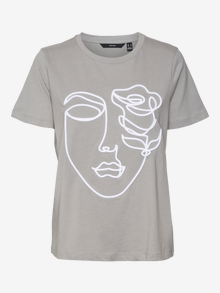 Vero Moda VMLINE T-Shirt -Griffin - 10312912
