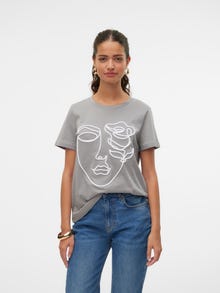Vero Moda VMLINE T-Shirt -Griffin - 10312912