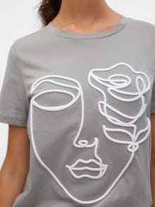 Vero Moda VMLINE T-Shirt -Griffin - 10312912