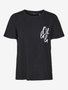 Vero Moda VMLINE T-Shirt -Black - 10312912