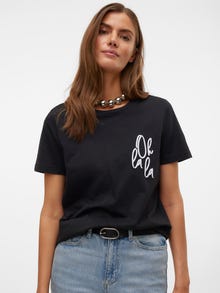 Vero Moda VMLINE T-shirts -Black - 10312912