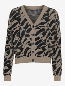 Vero Moda VMNEWLEXSUN Knit Cardigan -Silver Mink - 10312913