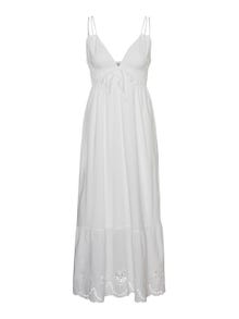 Vero Moda VMNIGELLA Lang kjole -Bright White - 10312930