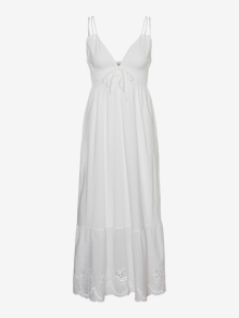 Vero Moda VMNIGELLA Long dress -Bright White - 10312930