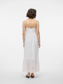 Vero Moda VMNIGELLA Long dress -Bright White - 10312930