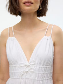 Vero Moda VMNIGELLA Robe longue -Bright White - 10312930