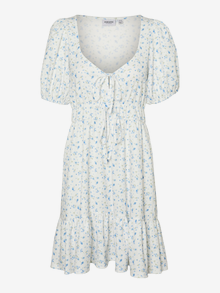 Vero Moda VMSOMYA Kort klänning -Blue Bell - 10312947