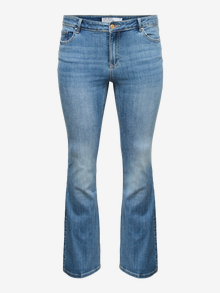 Vero Moda VMCFLASH Mid rise Flared fit Jeans -Medium Blue Denim - 10312950