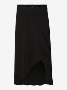 Vero Moda VMINA Wysoka talia Długa spódnica -Black - 10312951