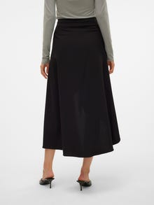 Vero Moda VMINA Wysoka talia Długa spódnica -Black - 10312951