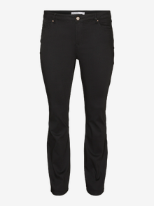 Vero Moda VMCFLASH Taille moyenne Straight Fit Jeans -Black - 10312952