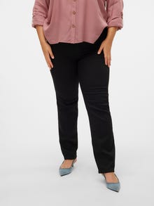 Vero Moda VMCFLASH Taille moyenne Straight Fit Jeans -Black - 10312952