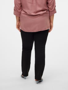 Vero Moda VMCFLASH Taille moyenne Straight Fit Jeans -Black - 10312952