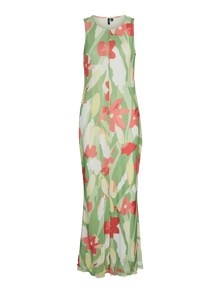 Vero Moda VMLAURA Długa sukienka -Jade Lime - 10312957