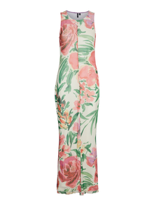 Vero Moda VMLAURA Langes Kleid -Summer Fig - 10312957
