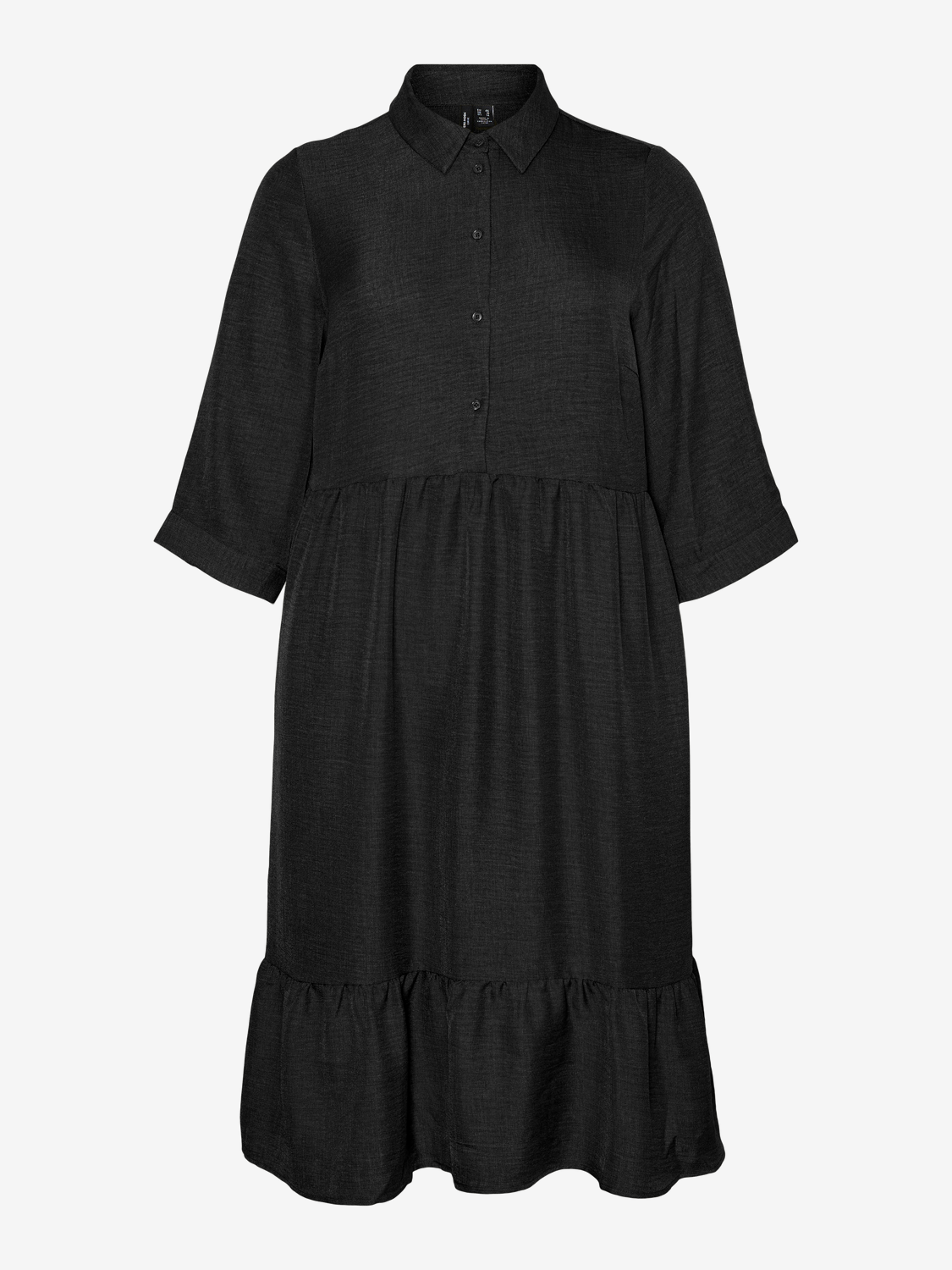 Vero Moda VMCMELONEY Midi dress -Black - 10312985
