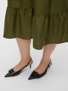 Vero Moda VMCMELONEY Sukienka midi -Cypress - 10312985