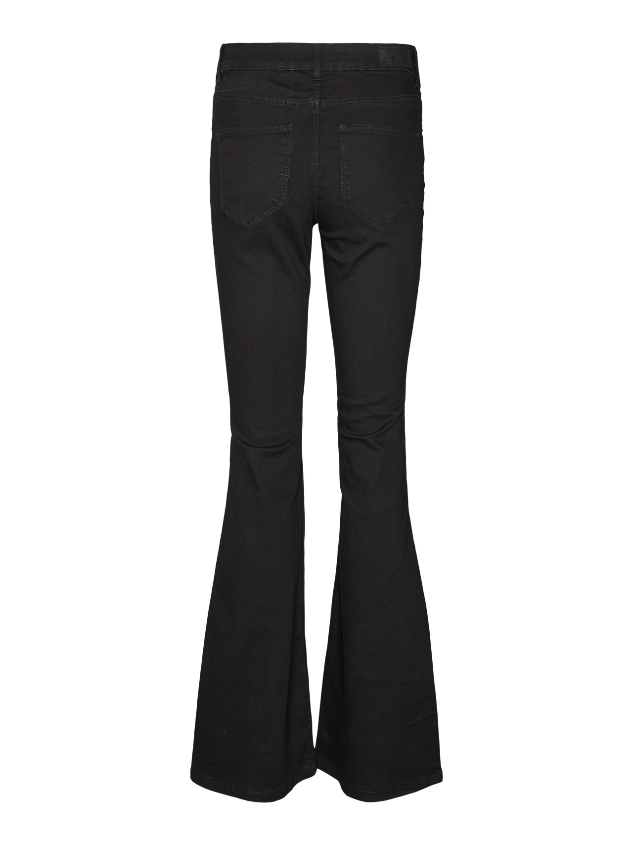 Vero Moda VMSIGI Taille basse Flared Fit Jeans -Black Denim - 10313051