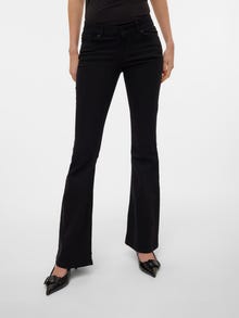 Vero Moda VMSIGI Flared fit Jeans -Black Denim - 10313051