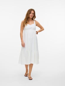 Vero Moda VMULRIKKE Robe midi -Snow White - 10313062