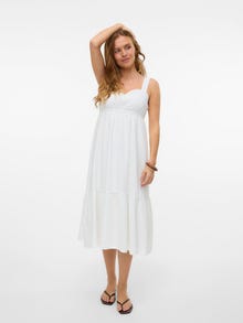 Vero Moda VMULRIKKE Robe midi -Snow White - 10313062