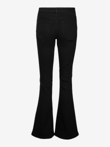Vero Moda VMELLY Vita media Flared Fit Jeans -Black - 10313109