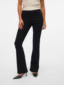 Vero Moda VMELLY Vita media Flared Fit Jeans -Black - 10313109