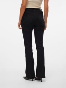 Vero Moda VMELLY Vita media Flared Fit Jeans -Black - 10313109