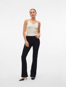 Vero Moda VMELLY Vita media Flared Fit Jeans -Black - 10313109