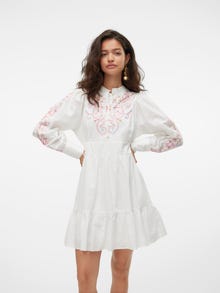 Vero Moda VMLILA Kort kjole -Snow White - 10313148