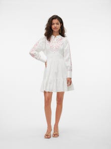 Vero Moda VMLILA Kort kjole -Snow White - 10313148
