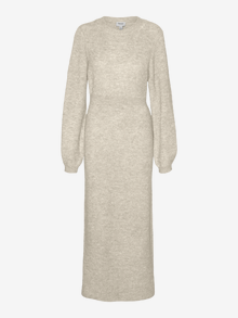 Vero Moda VMANGALINA Lång klänning -Almond Milk - 10313154