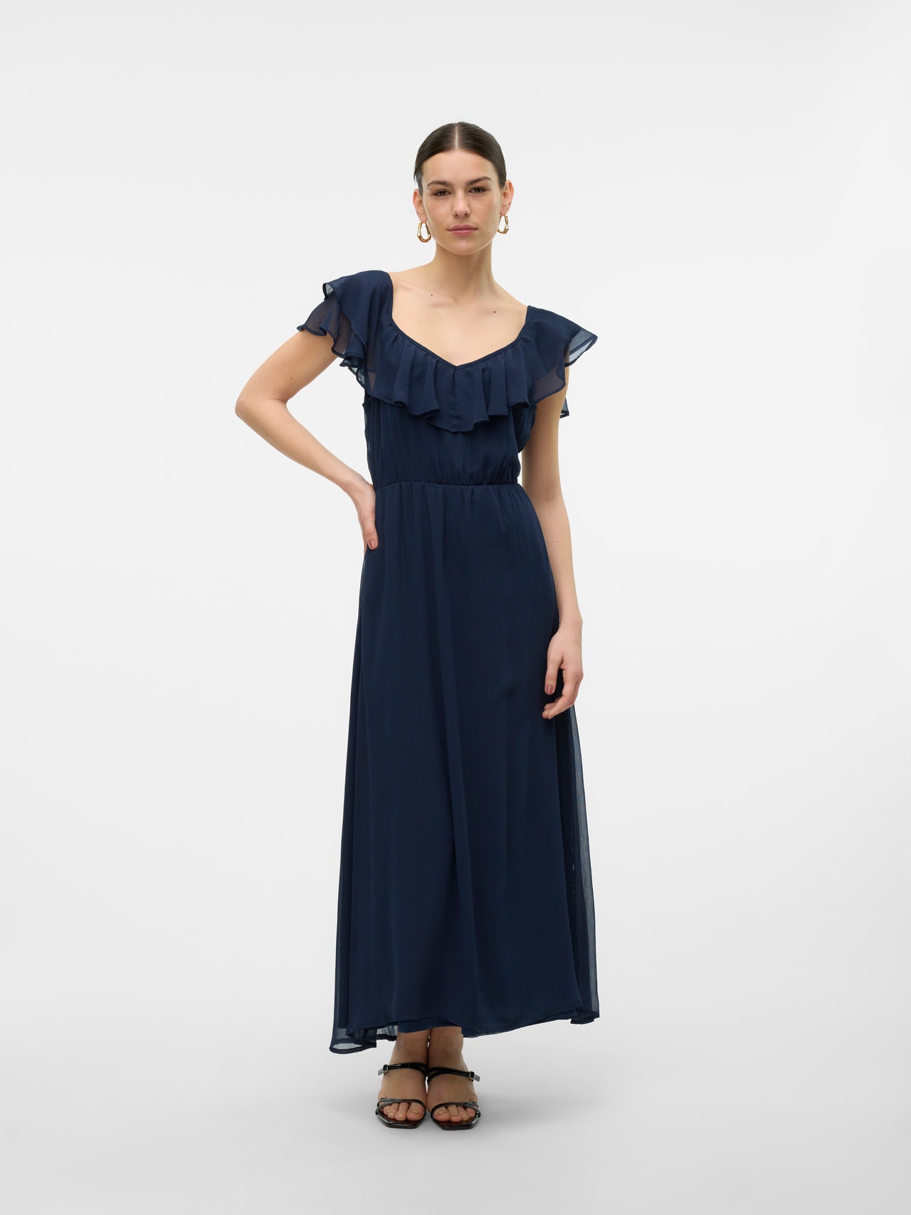 Vero Moda VMWONDA Długa sukienka -Navy Blazer - 10313260