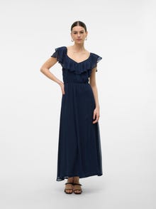 Vero Moda VMWONDA Lang kjole -Navy Blazer - 10313260