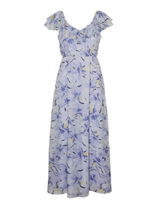 Vero Moda VMWONDA Long dress -Icelandic Blue - 10313260