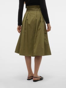 Vero Moda VMHAYA Lång kjol -Olive Green - 10313558