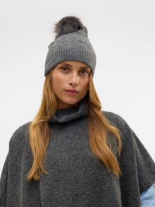 Vero Moda Mütze -Dark Grey Melange - 10313612