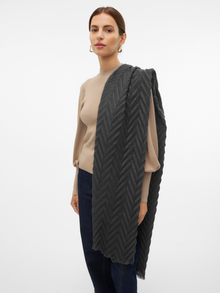 Vero Moda Lichte sjaal -Dark Grey Melange - 10313633